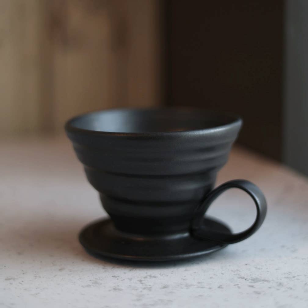 Gravesco Pottery – wholesale Pour-over & dripper – Handmade Ceramic V60 Coffee Dripper in 2 Color Options0