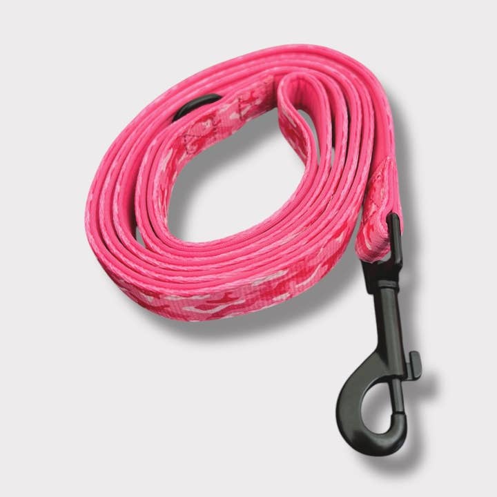 Pink Camo Leash for wholesale by Piggy Pet