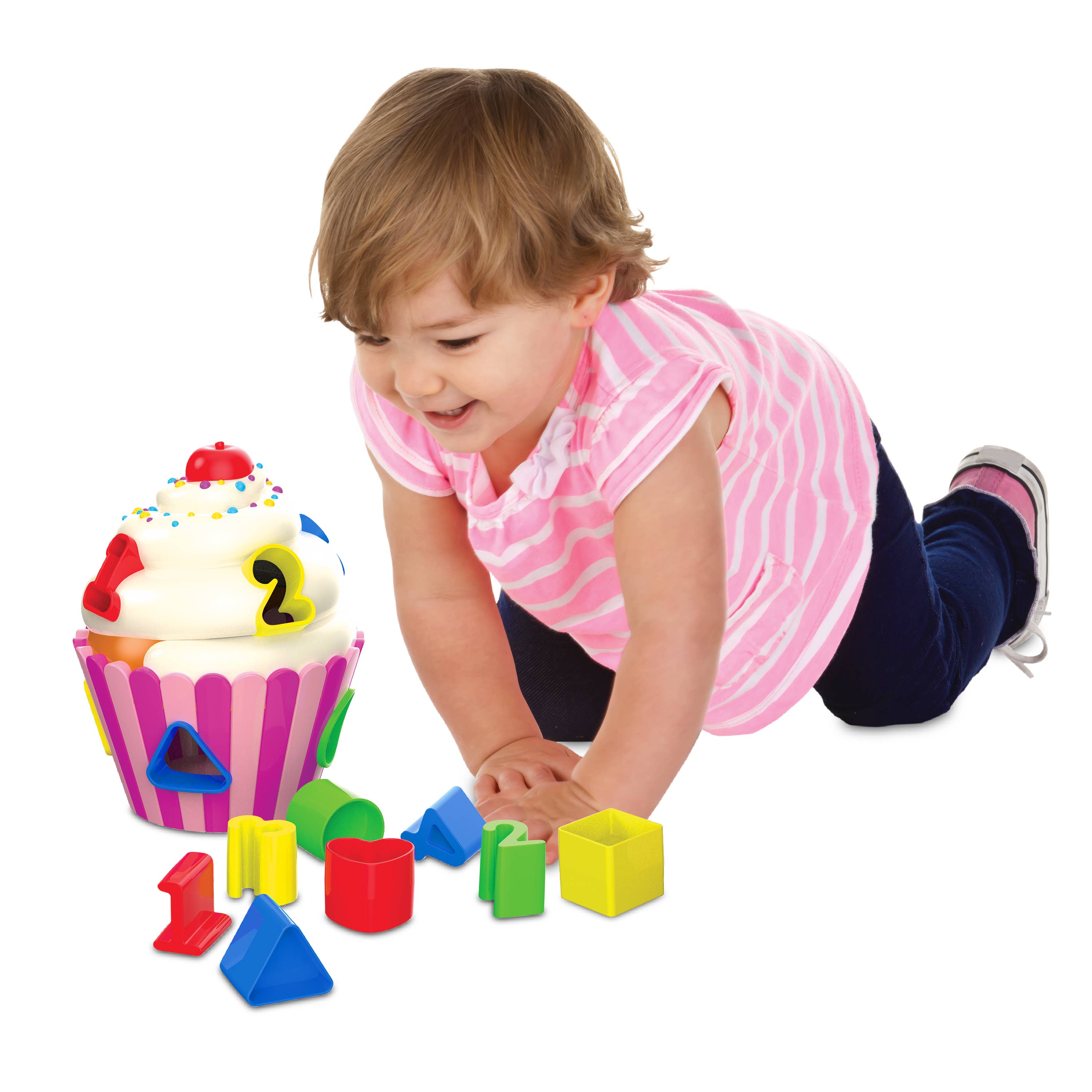 The Learning Journey – Engroshandel Legetøjssæt - Børn – Tidlig læring - Cupcake Shape Sorter1