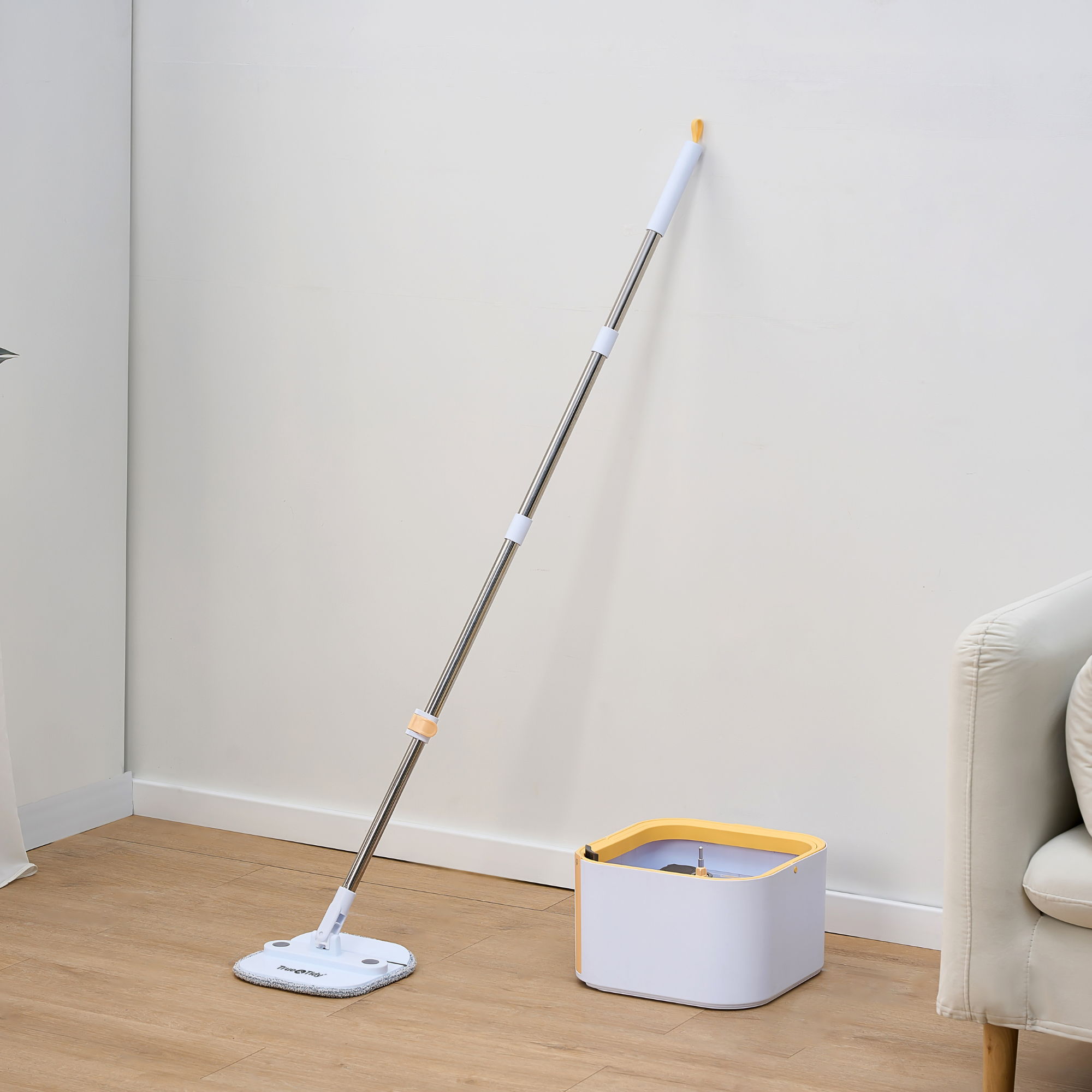 True & Tidy - Wholesale Mop - True Clean Duo Bucket and Spin Mop System2