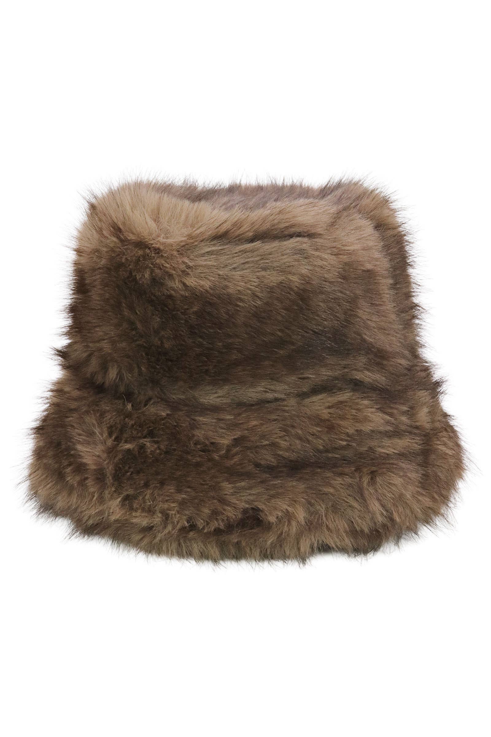 ASSORTED Luxe Agouti Oversized Faux Fur Bucket Hat for wholesale on Faire4