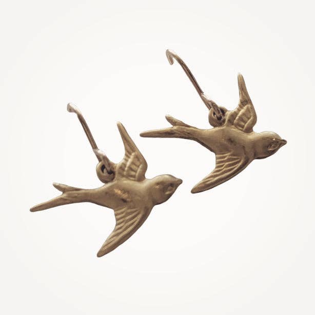 Little Bird Earrings for wholesale by Beatrixbell Handcrafted