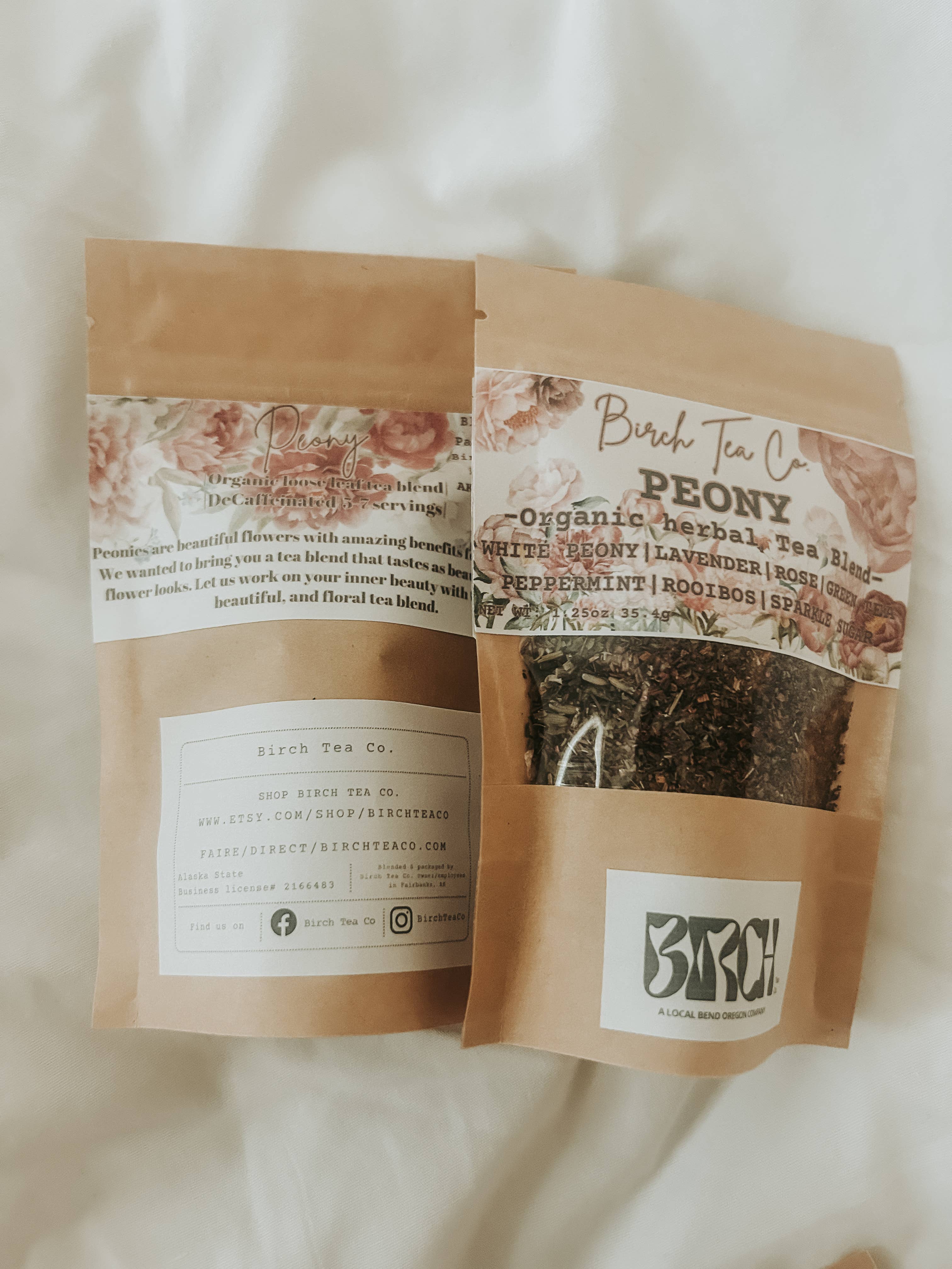 Birch Tea Co. - Vendita all'ingrosso Tè sfusi - Miscela di Tè Sfuso ai Fiori di Peonia3