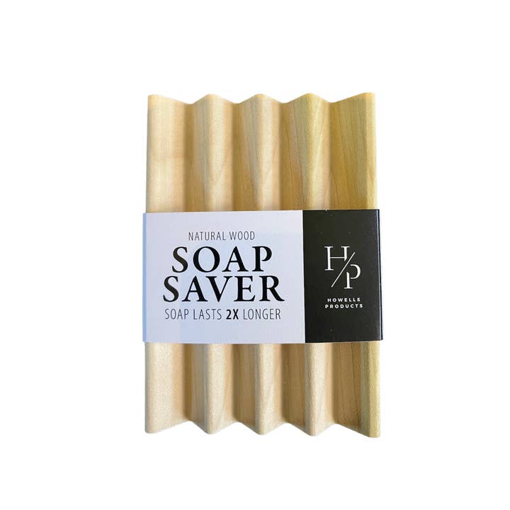 Howells Wood Products - Wholesale Bath Soap Dish - 12 ct. wood soap savers retail store shelf-ready w/ display