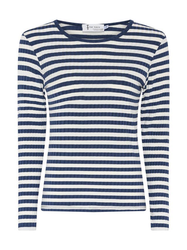 TIF TIFFY - Wholesale T-Shirt - Women's - JanettTT Stripe T-Shirt7