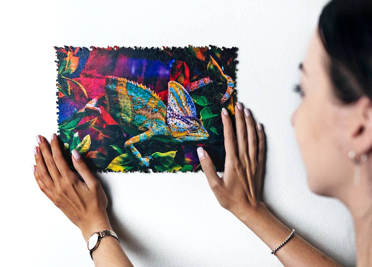 Woodlika - Wholesale Puzzle - Adult - Chameleon Wild Nature Puzzle (250 pieces)