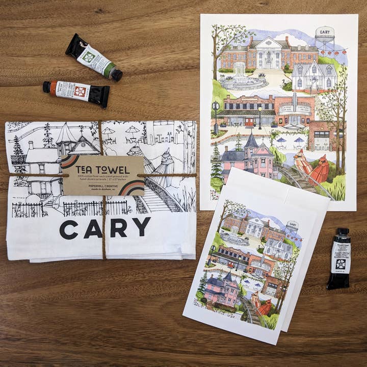 Papermill Creative - Wholesale Stationery/Notecard Set - Cary, North Carolina notecard set
