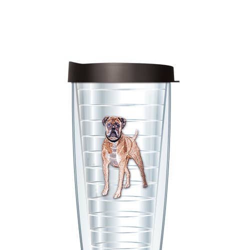 Boxer Dog Patch Tumbler for wholesale by FREEHEART