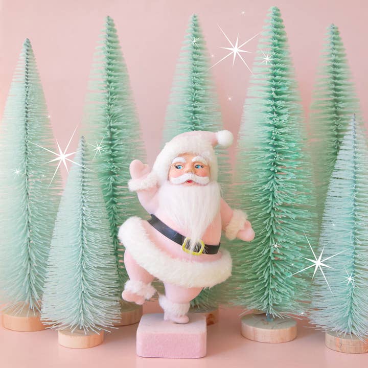 Sunshine Studios - Wholesale Christmas decoration - Bottle Brush Tree | Mint | Sparkle Christmas Tree1