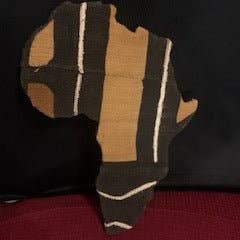 Wood Plaque Mudcloth Africa for wholesale by NPO Creations