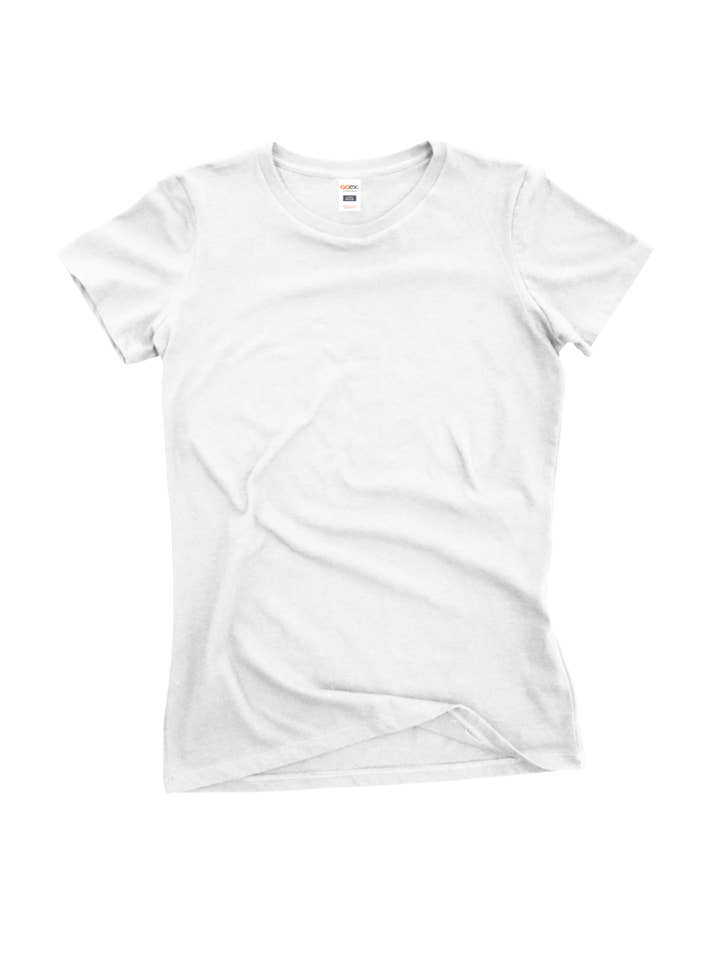 Ladies Premium Cotton Tee for wholesale by GOEX Apparel