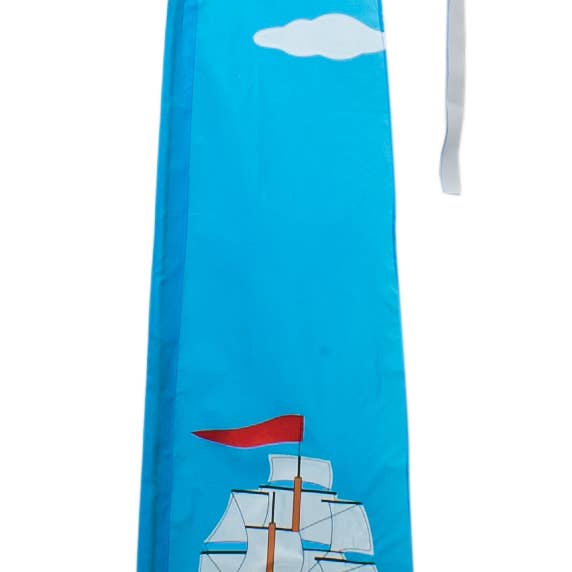 Let’s Go Sail Swooping Garden Flag for wholesale by Flag Matrix Inc