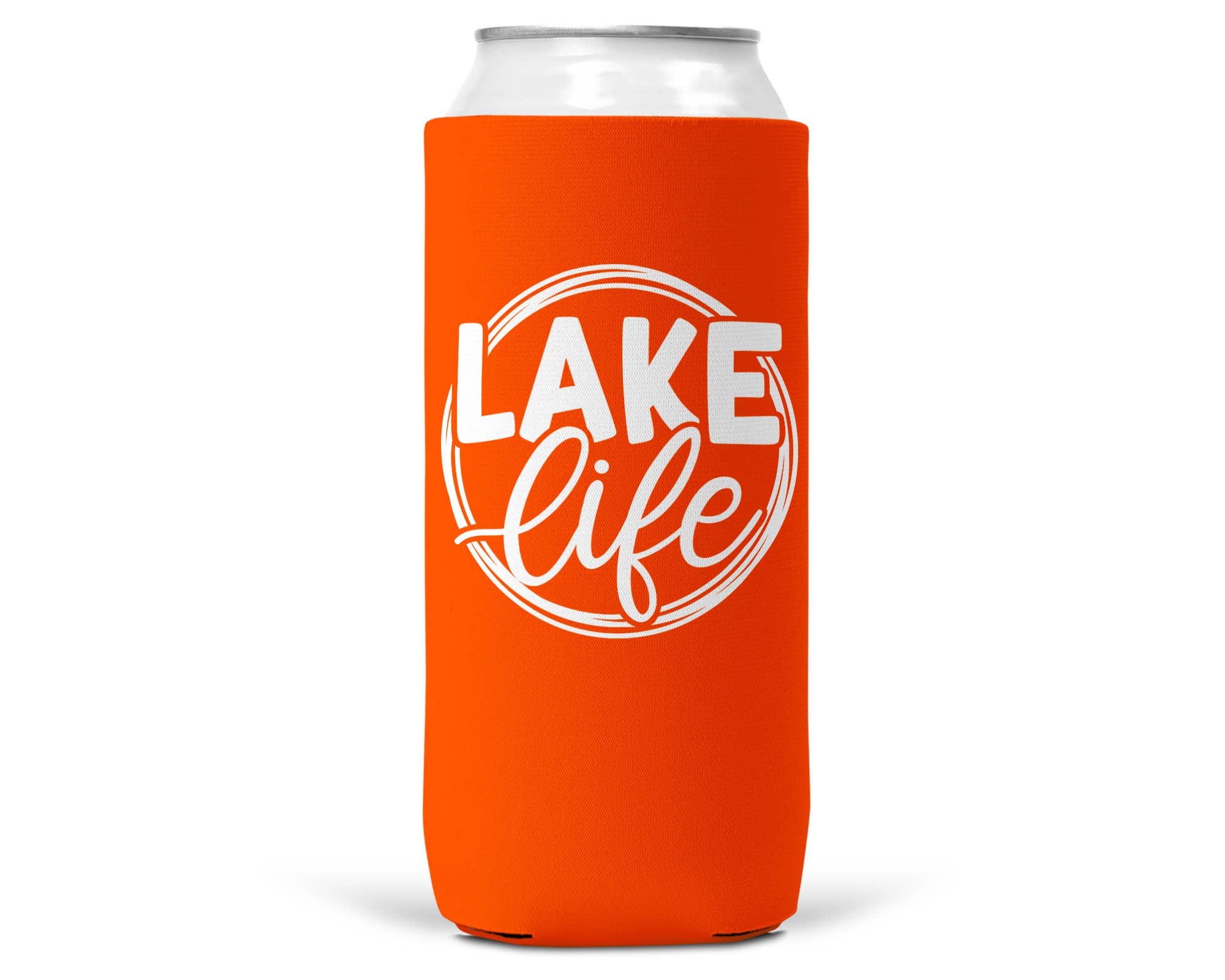 Wi-Wear - Wholesale Drink Huggers & Koozies - Lake Life SLIM CAN Coozie / Koozie for 12 Oz Slim Can1