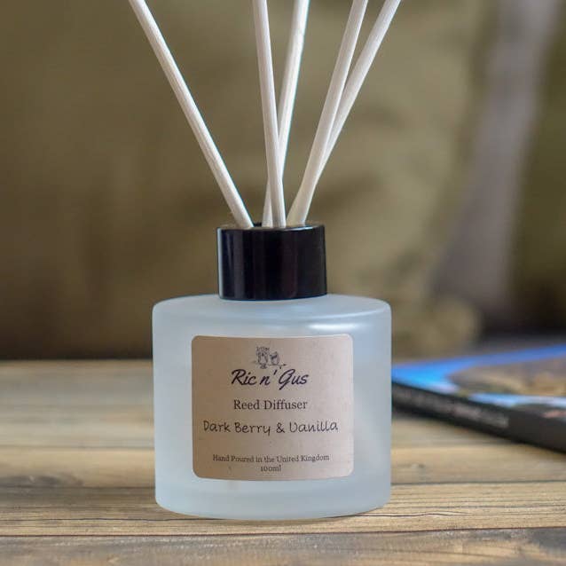 Dark Berry & Vanilla Reed Diffuser for wholesale by Ric n'Gus Candles