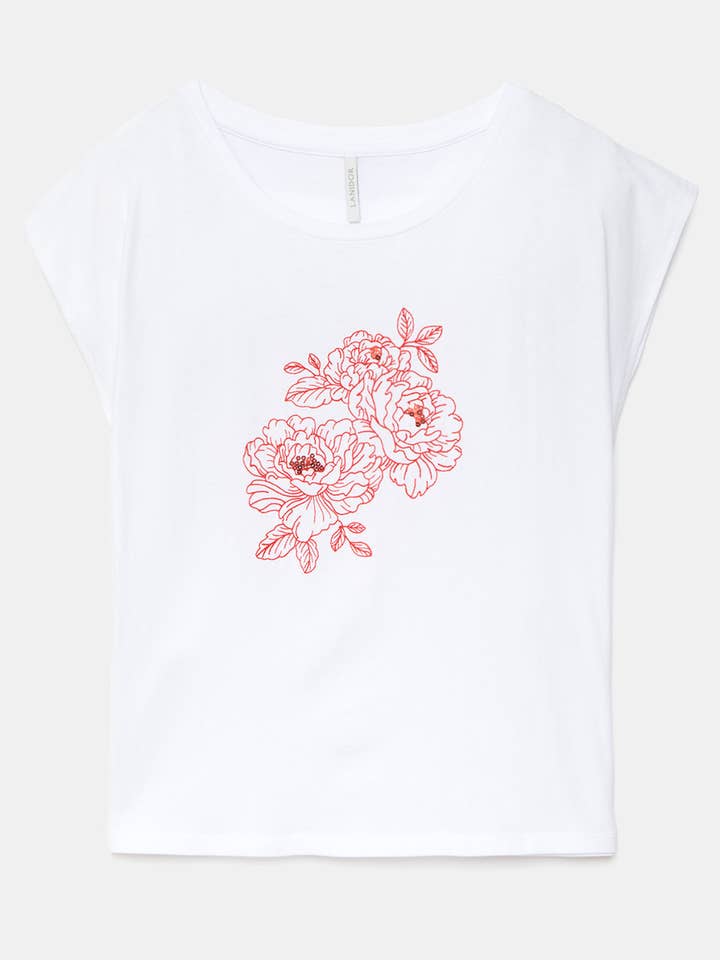 T-shirt con paillettes (454320-8) per la vendita all'ingrosso da parte di Lanidor