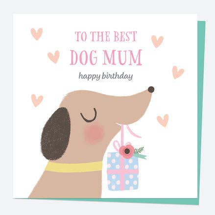 Dotty About Paper – wholesale Birthday card – Dog Birthday Card - Best Dog Mum2