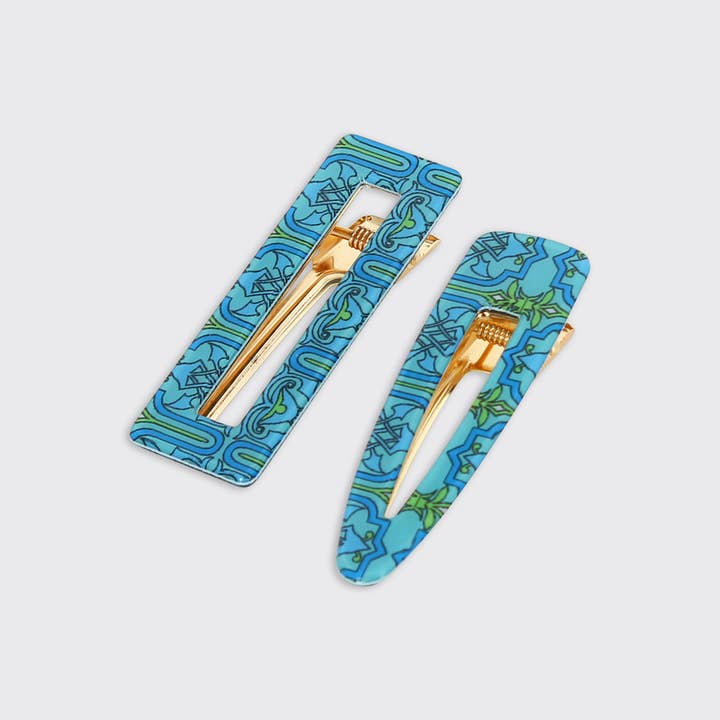 Clarice Set of 2 Hair Clips for wholesale by Forever England / Millie Mae