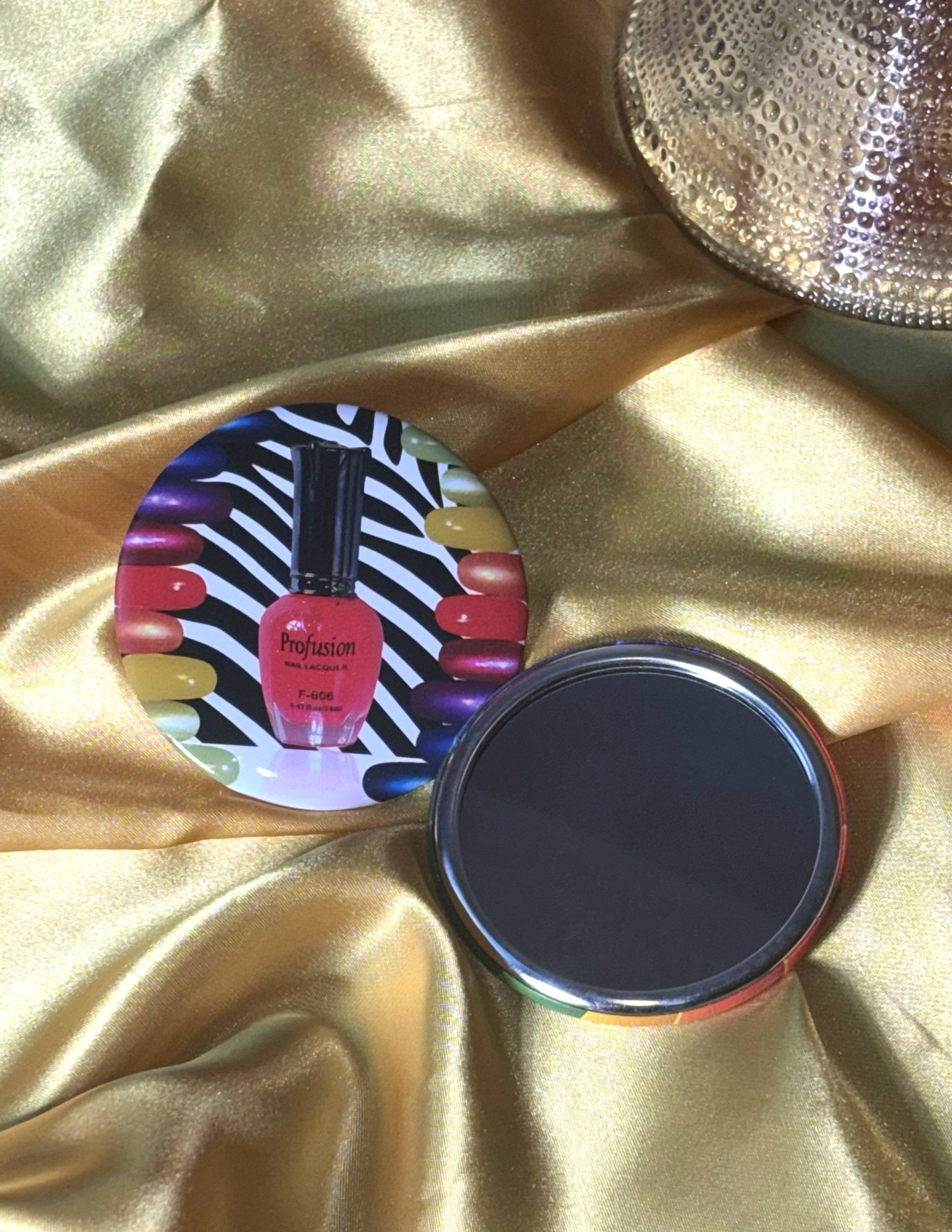 VIAI Beauty - Wholesale Compact Mirror - Profusion Pocket Mirror0