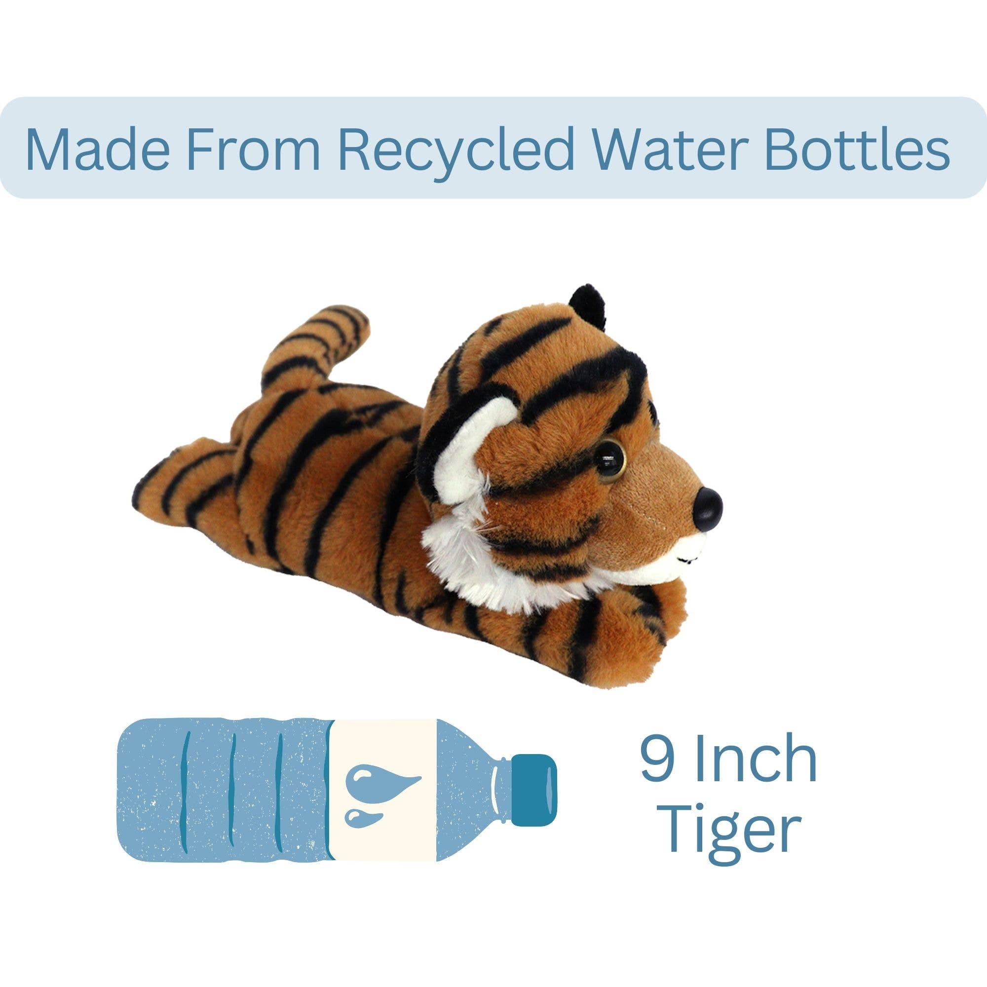 The Petting Zoo - Vente Peluche – enfant et bébé - Bracelet à claquer en peluche Tigre orange 10" (23 cm) Slapstix4