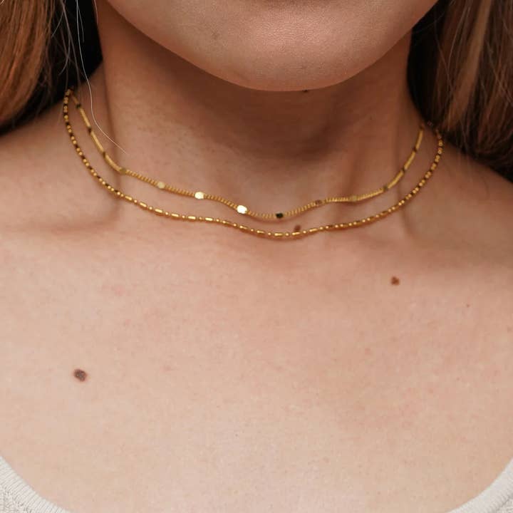Brenda Grands Jewelry - Wholesale Choker/Collar - Dainty Layered Sparkle Choker