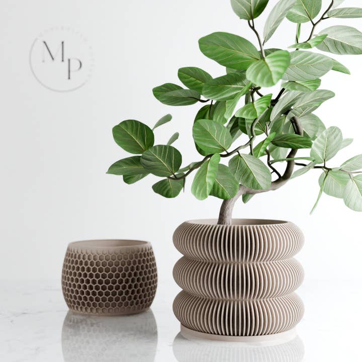 Modernized Pottery - Wholesale Plant Pot - Triple BUBBLES Planter