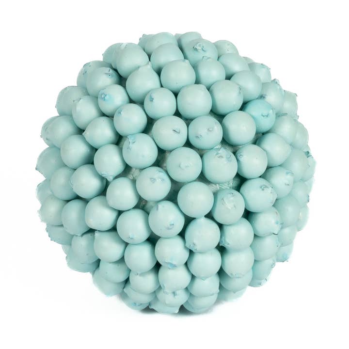 Berry Balls - Aqua - 4 Inch for wholesale by Mills Floral Company