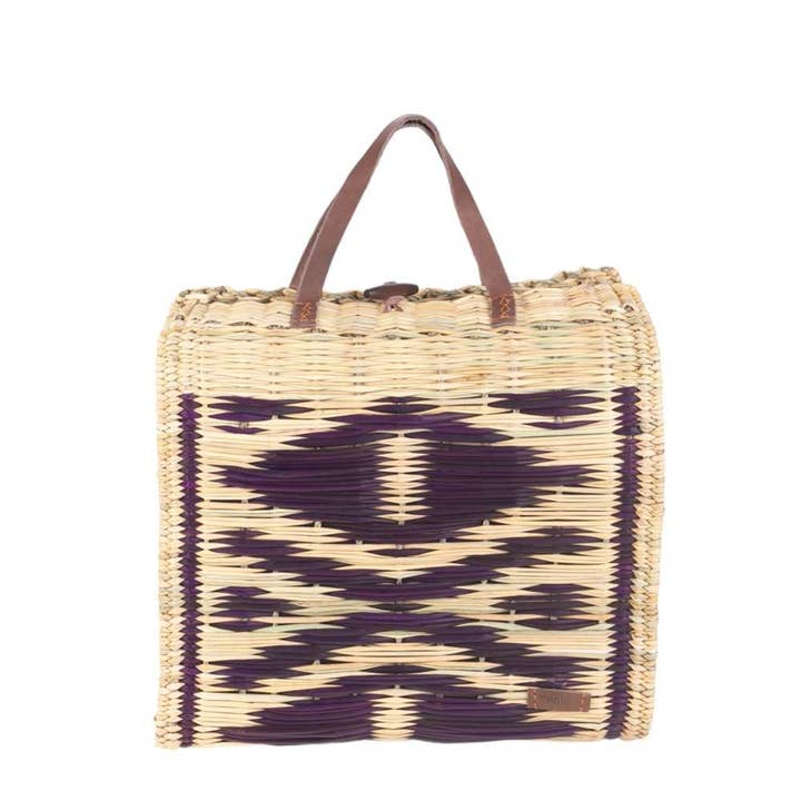 Kbas - Wholesale Top Handle Bag - Women's - COLOR JUNQUILLO BAG, LARGE SIZE, LEATHER HANDLES3