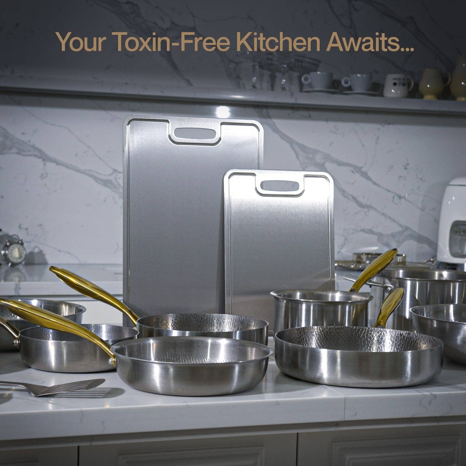 Taima - Wholesale Cutting Board - Certified Taima® Pure Titanium Cutting Board - V2 Updated Design14