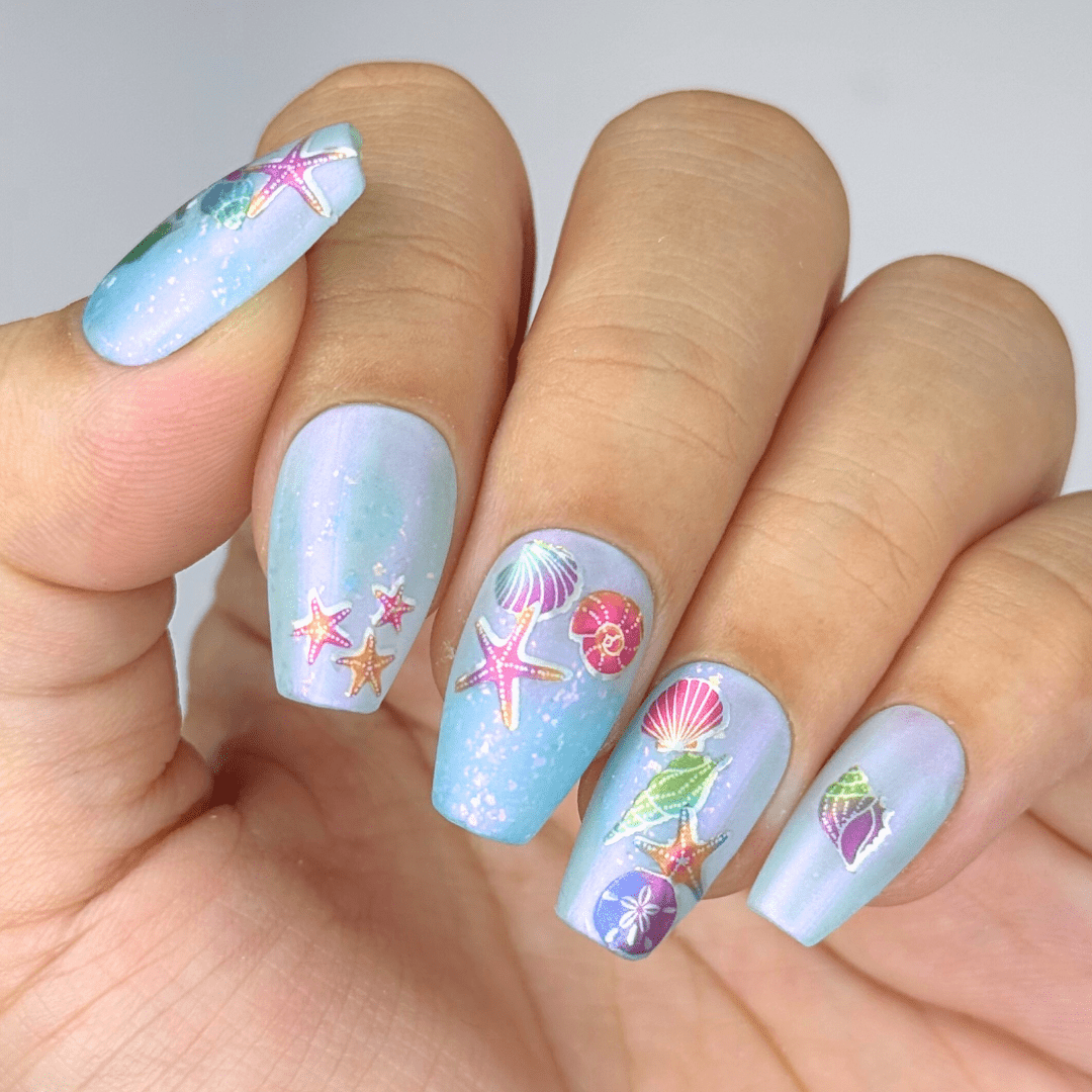 Maniology - Wholesale Nail Art/Decal - By the Seashore (MS-105) - Nail Art Sticker1