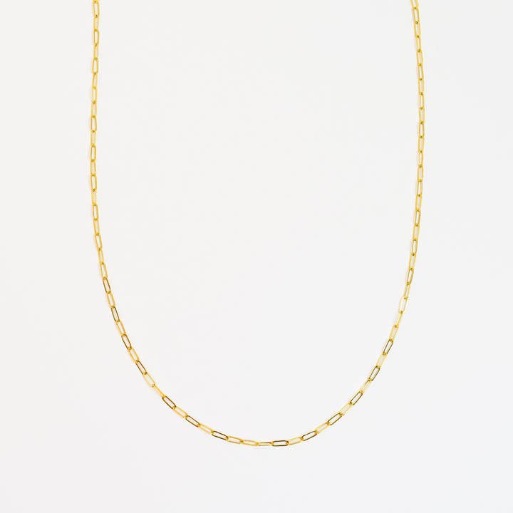 Lover | paperclip chain necklace for wholesale by Loveable