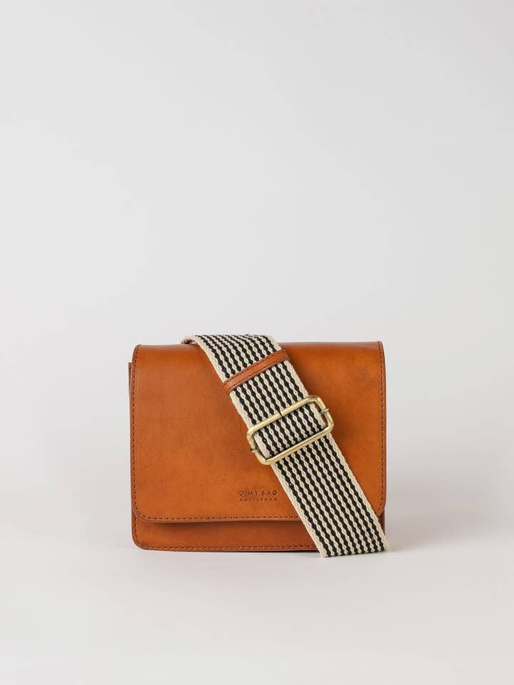 Audrey Mini - Cognac Klassisk Læder for engroshandel hos O My Bag