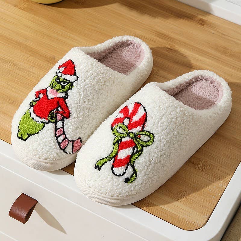 JOSSLYN by wall to wall – Engroshandel Slippers - Dame – Bløde plyssede hjemmesko med svampe, hjerte eller regnbue - varme og komfortable28
