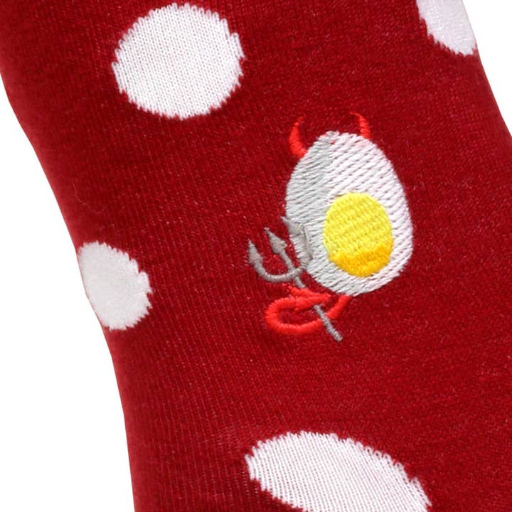 Soxfords - Venta al por mayor Calcetines - Hombre - «Bad Eggs» - Calcetines finos con temática de huevos enredados para hombre