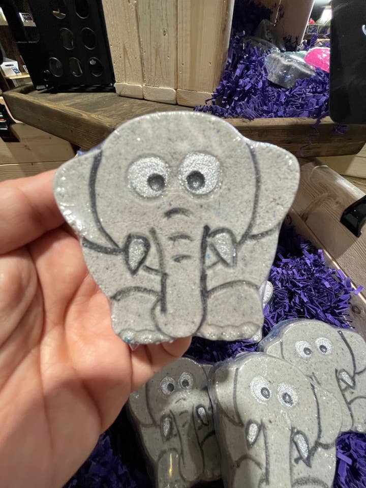 Elephant Bath Bomb for wholesale by Wicked Suds Bath Co