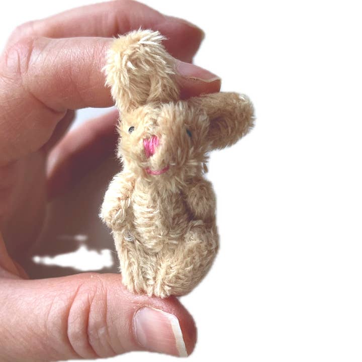 The Gifted Rat - Wholesale Stuffed/Plush Toy - Kids & Baby - Tiny Beige Stuffed Bunny Rabbit 3