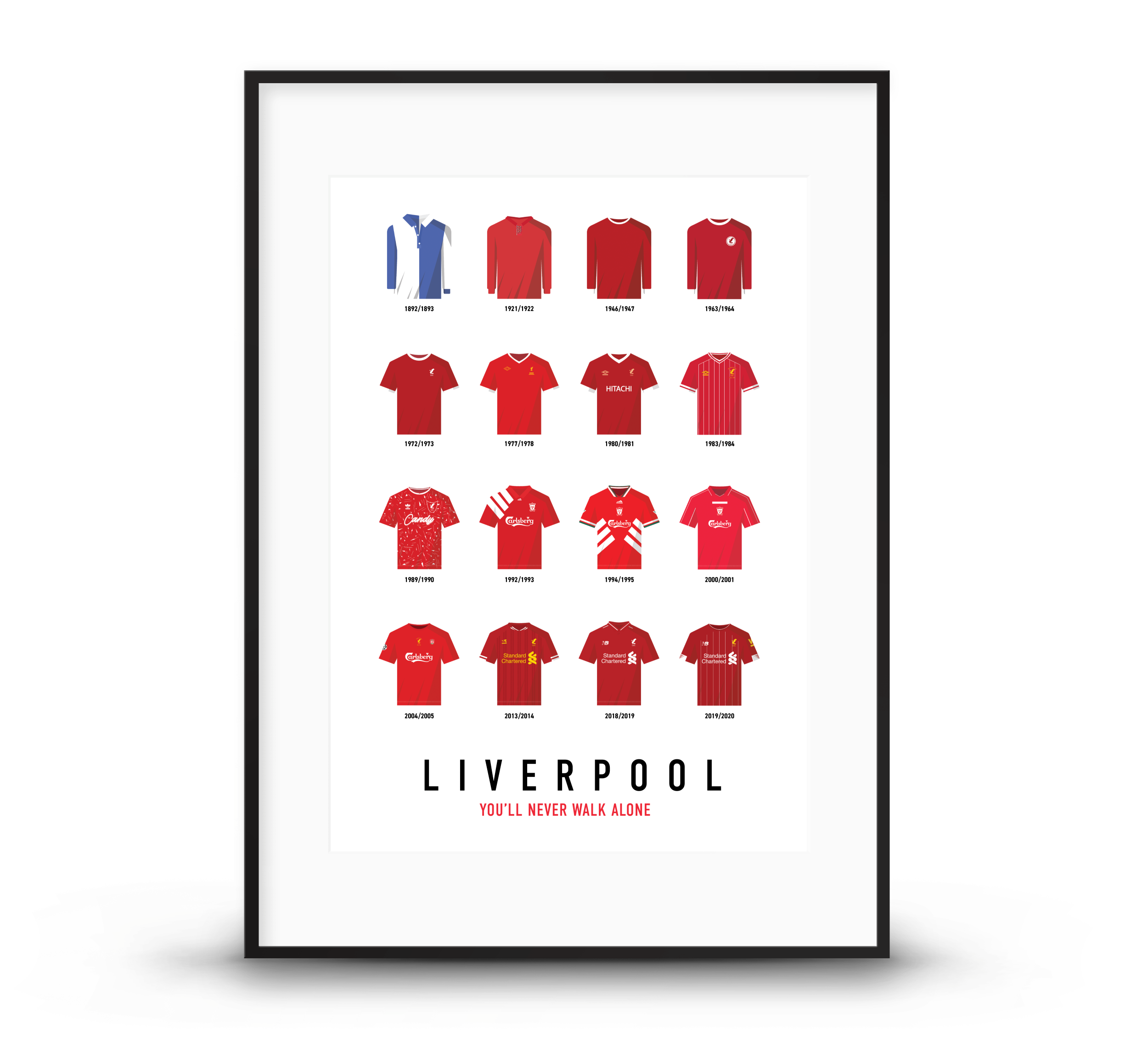Sport à l'Affiche - Vendita all'ingrosso Poster - CALCIO | Maglie Storiche LIVERPOOL3