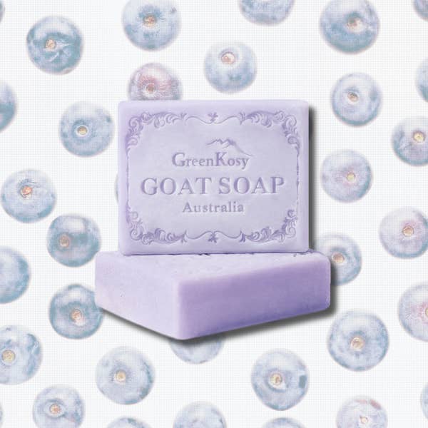 GreenKosy - Wholesale Bar Soap - GreenKosy Blueberry Relieving Goat Milk Soap 100g2