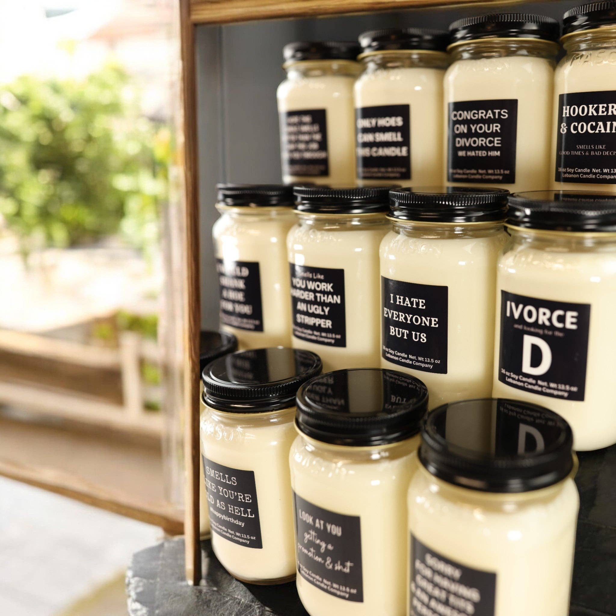 Lebanon Candle Company - Wholesale Jar/filled candle - Funny Adult Humor Candles Wholesale Pack1