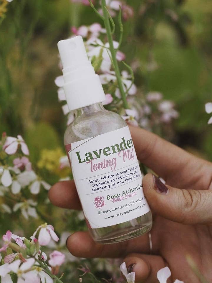 Lavender Toning Mist - Facial Toner for wholesale by Rose Alchemista Botanical Skincare