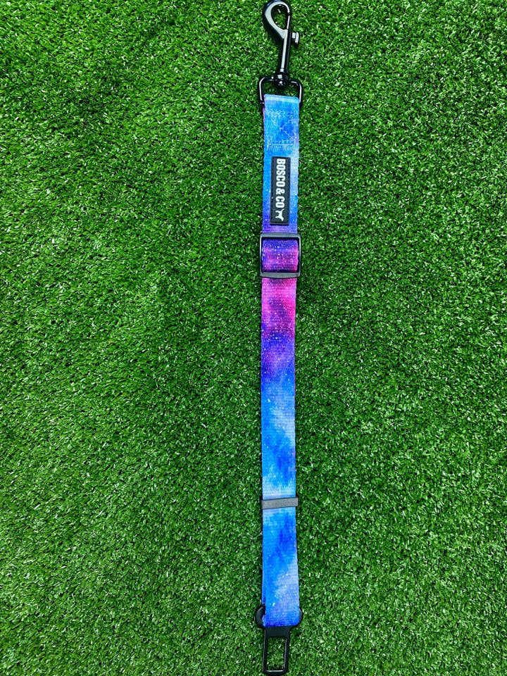 Dog Car Restraint Strap: Galaxy Dream for wholesale by Bosco & Co