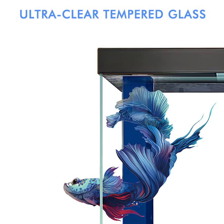AQUA DREAM - Wholesale Nature & Outdoors - Big Fish Tank 400 Gallon Tempered Glass Aquarium Black - Updated5