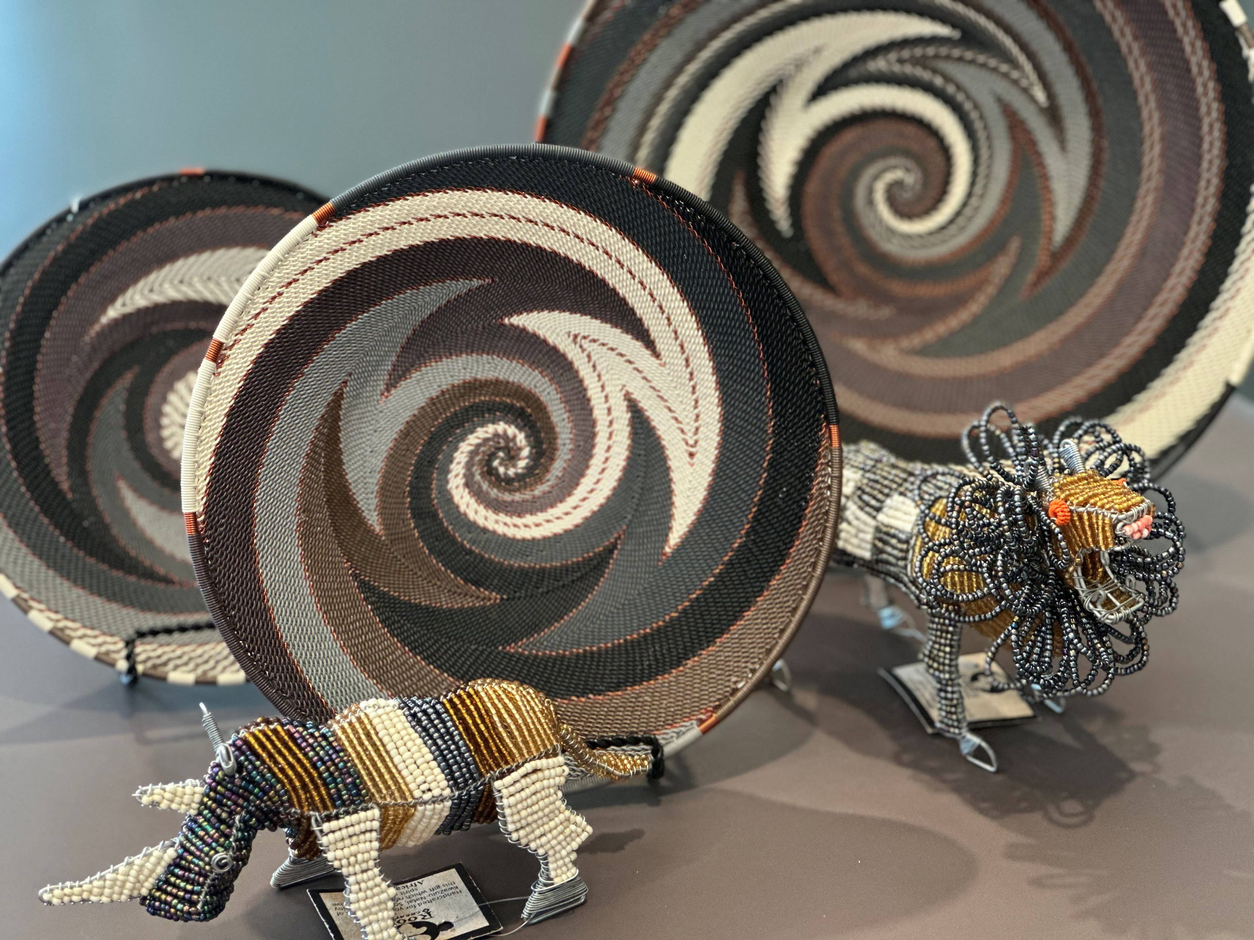 Bridge for Africa - Vente Assiettes/plats/bols de décoration - TW Collection - Brume grise3