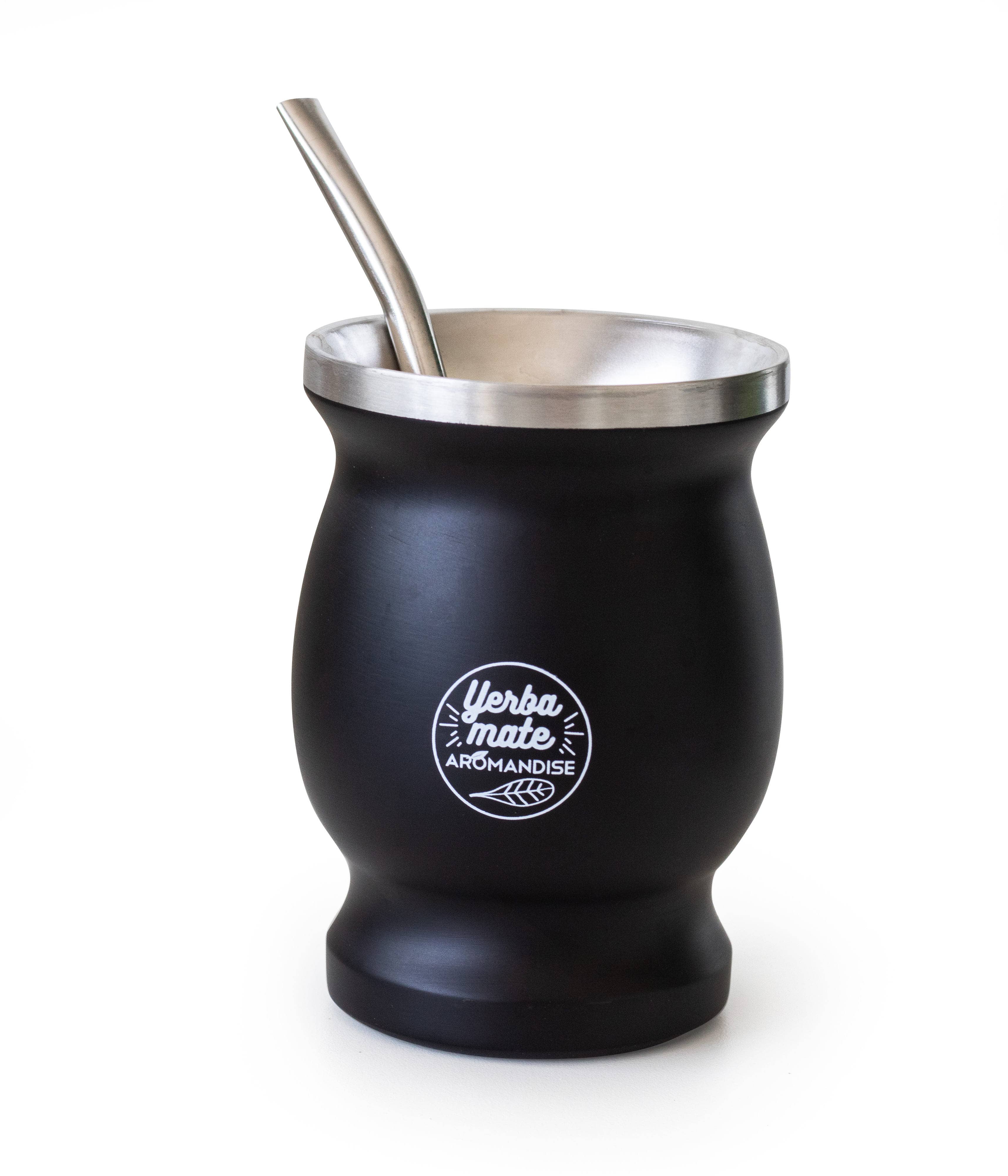 AROMANDISE - Wholesale Coffee Mug - Cup and straw for mate0