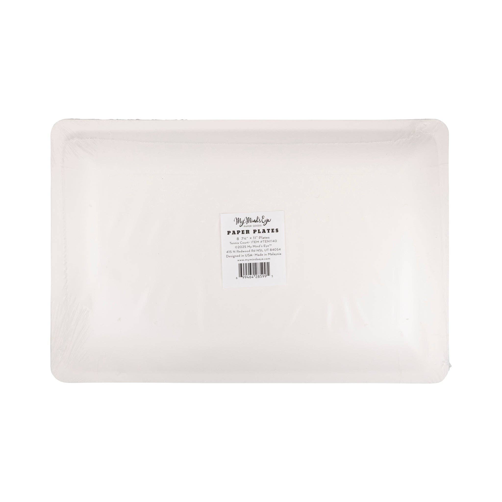 My Mind’s Eye - Wholesale Disposable Plate - TEN1140 - Tennis Court Paper Plate5