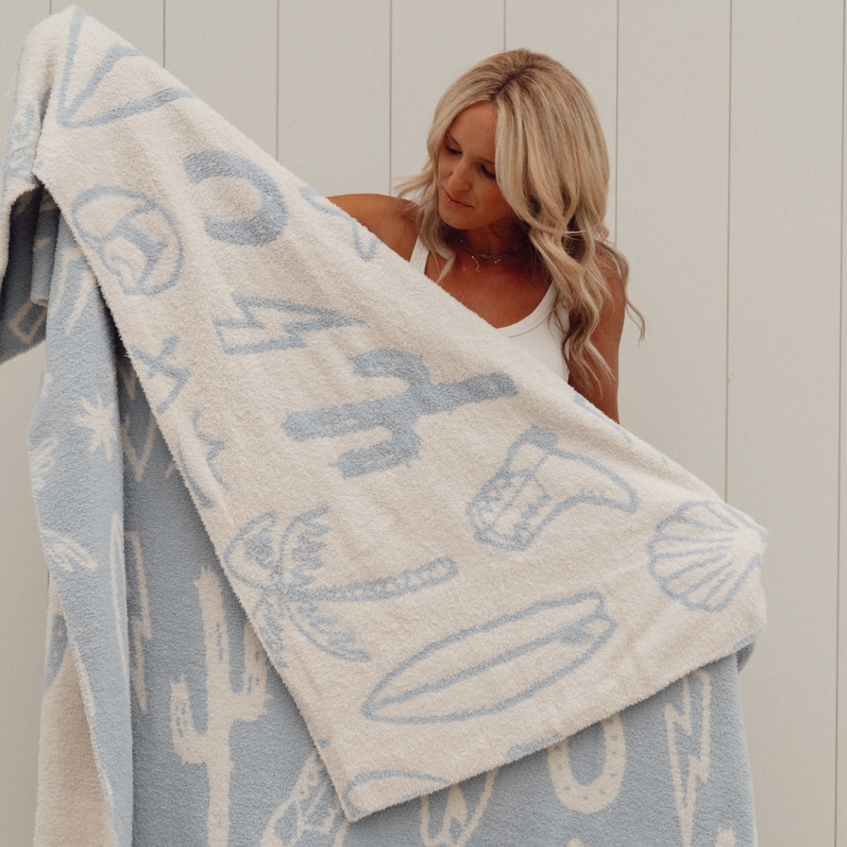 Local Beach - Wholesale Throw Blanket - Coastal Cowgirl Luxe Home Blanket1