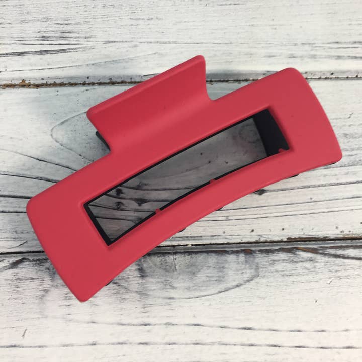 SongLily - Wholesale Hair Clip - Women's - Red and black claw hair clip