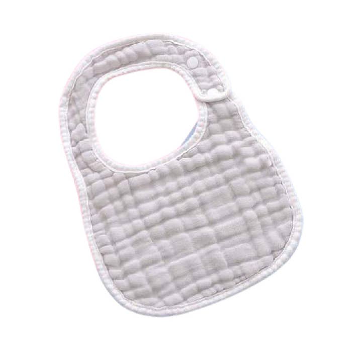 Zsa Zsa & LoLLi Monogram Blanks - Wholesale Bib - Baby - Muslin Baby Bib (with binding) $4 each1