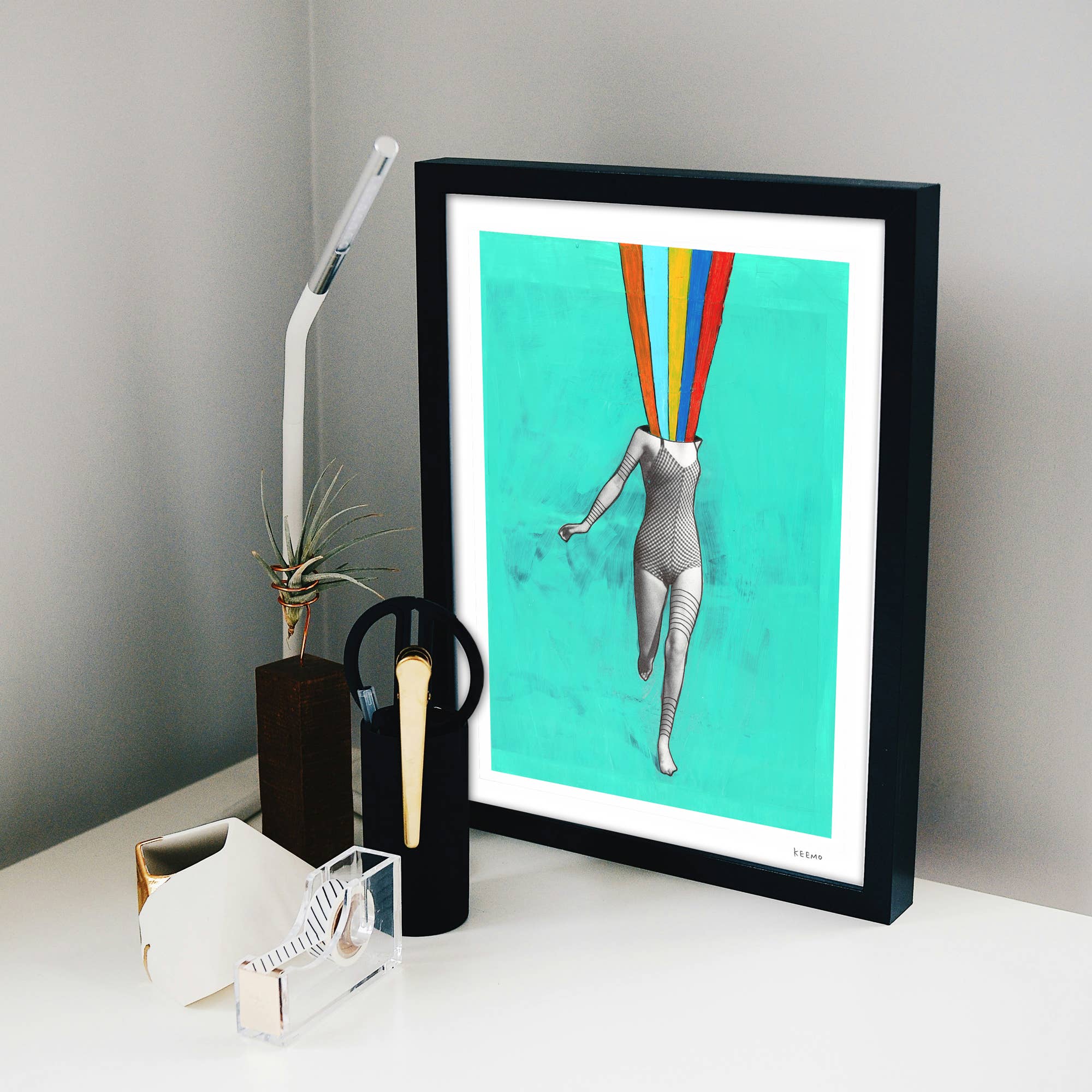 Keemo Gallery - Wholesale Art Print - Rainbow Colorful Signed Unique Figure Art Print LGBTQ Pride6