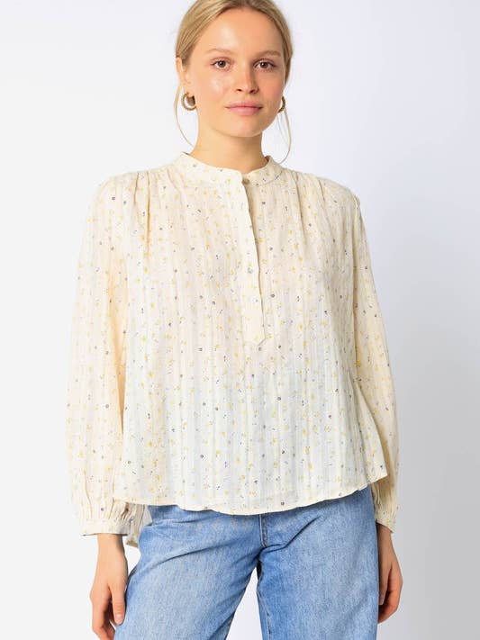 Mandarin Collar Shirt for wholesale by Olivaceous