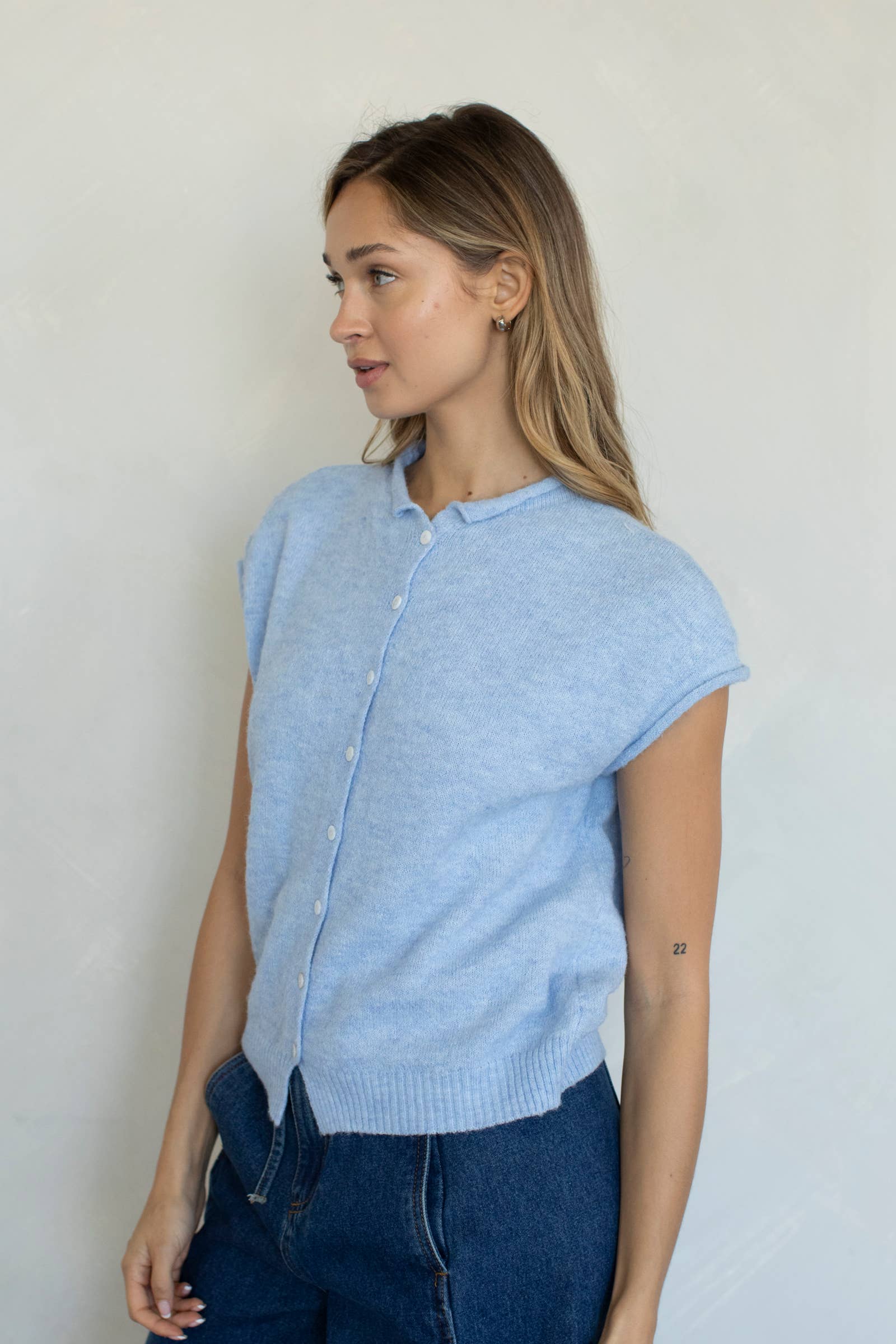 Things Between - Wholesale Cardigan - Women's - Piper Vest Cardigan43